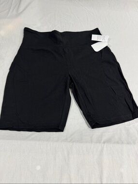 bp Black High-Waist Bike Shorts